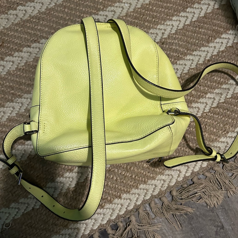 Kate Spade Lemon Leather Backpack - Picture 3 of 5